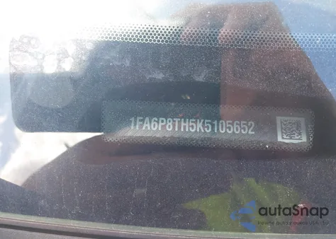 2019 Ford Mustang Ecoboost from USA, damaged, VIN 1FA6P8TH5K5105652